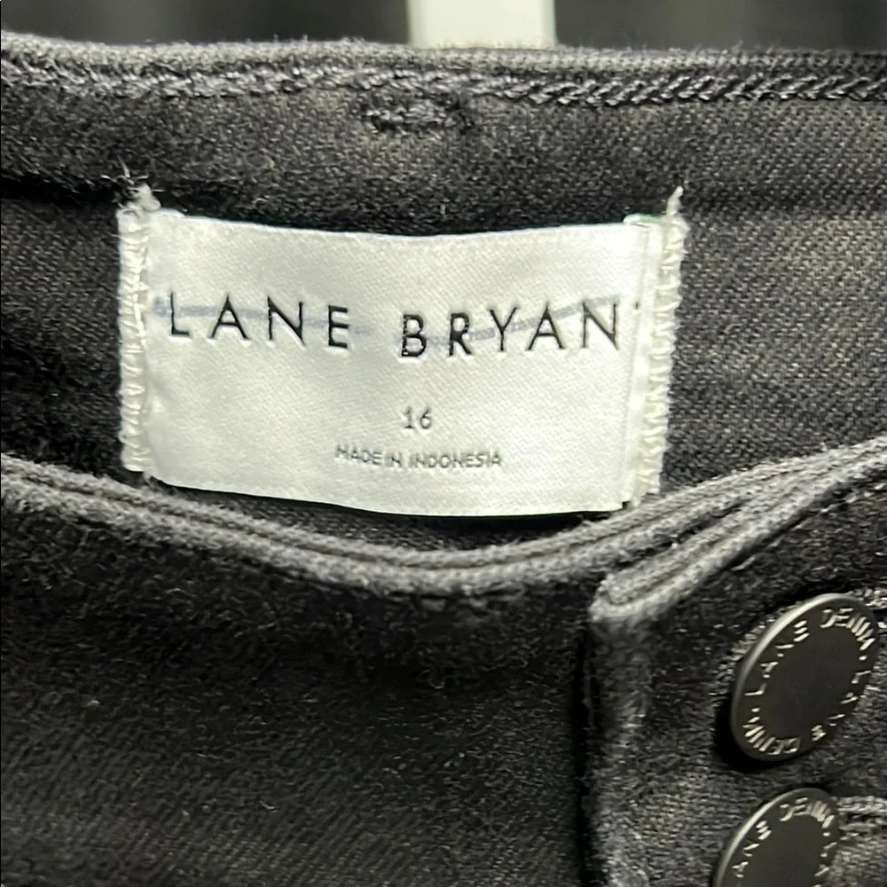 Lane Bryant Black Straight Leg Jeans Classic Fit - Picture 2 of 9